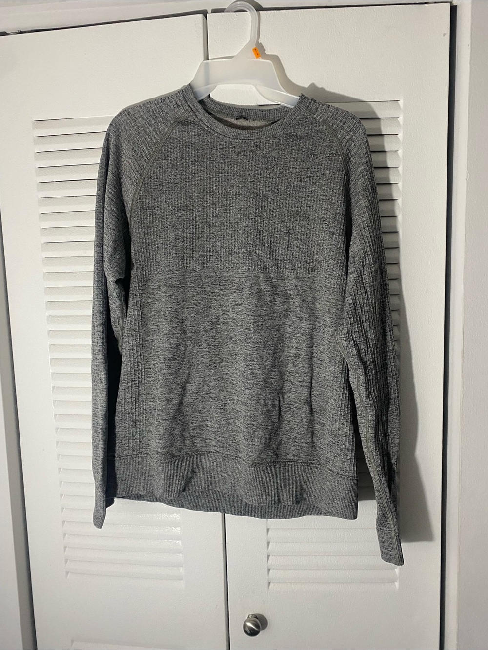lululemon athletica Men's Heather Grey Crewneck Sweater